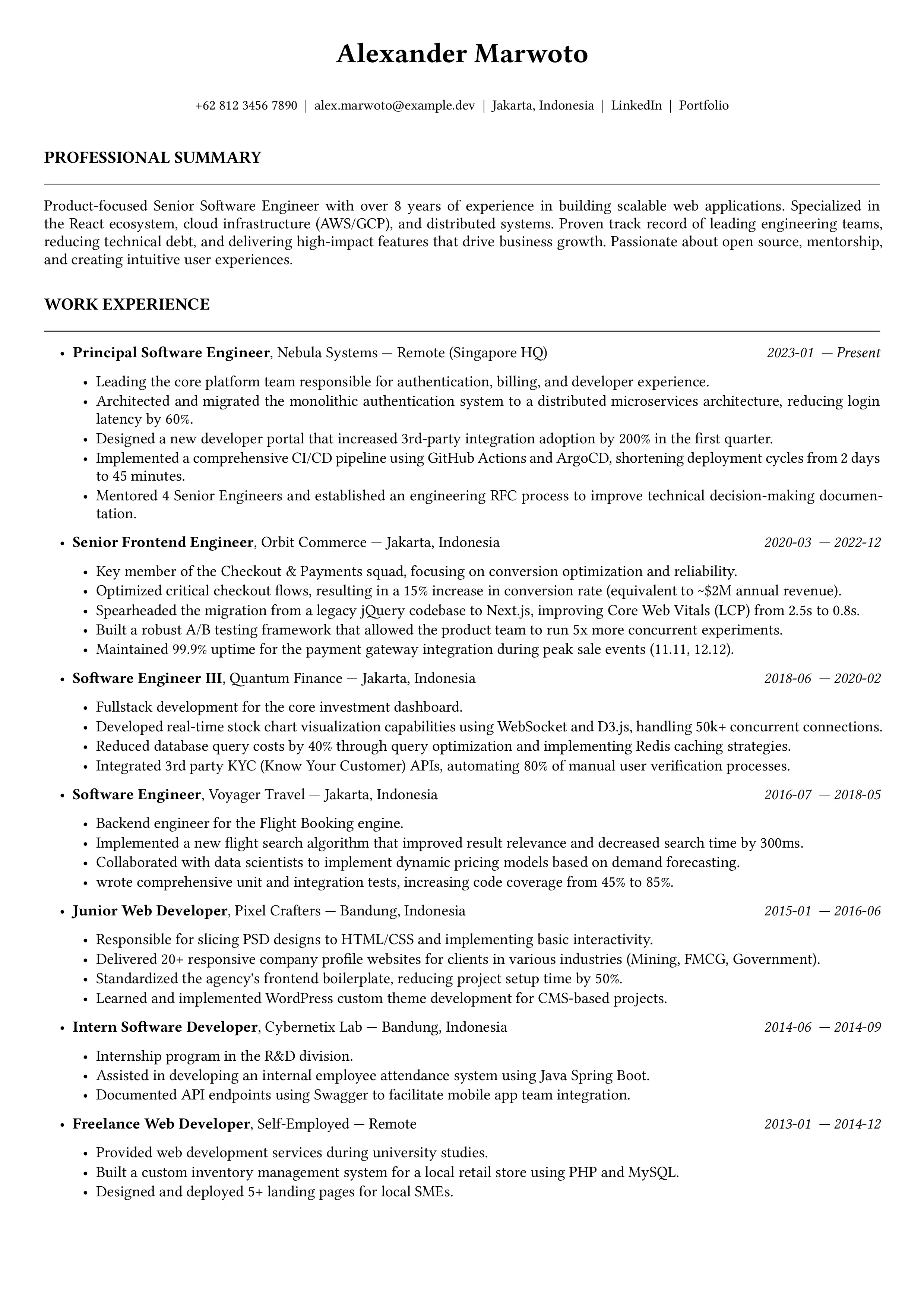 Template 1 template preview