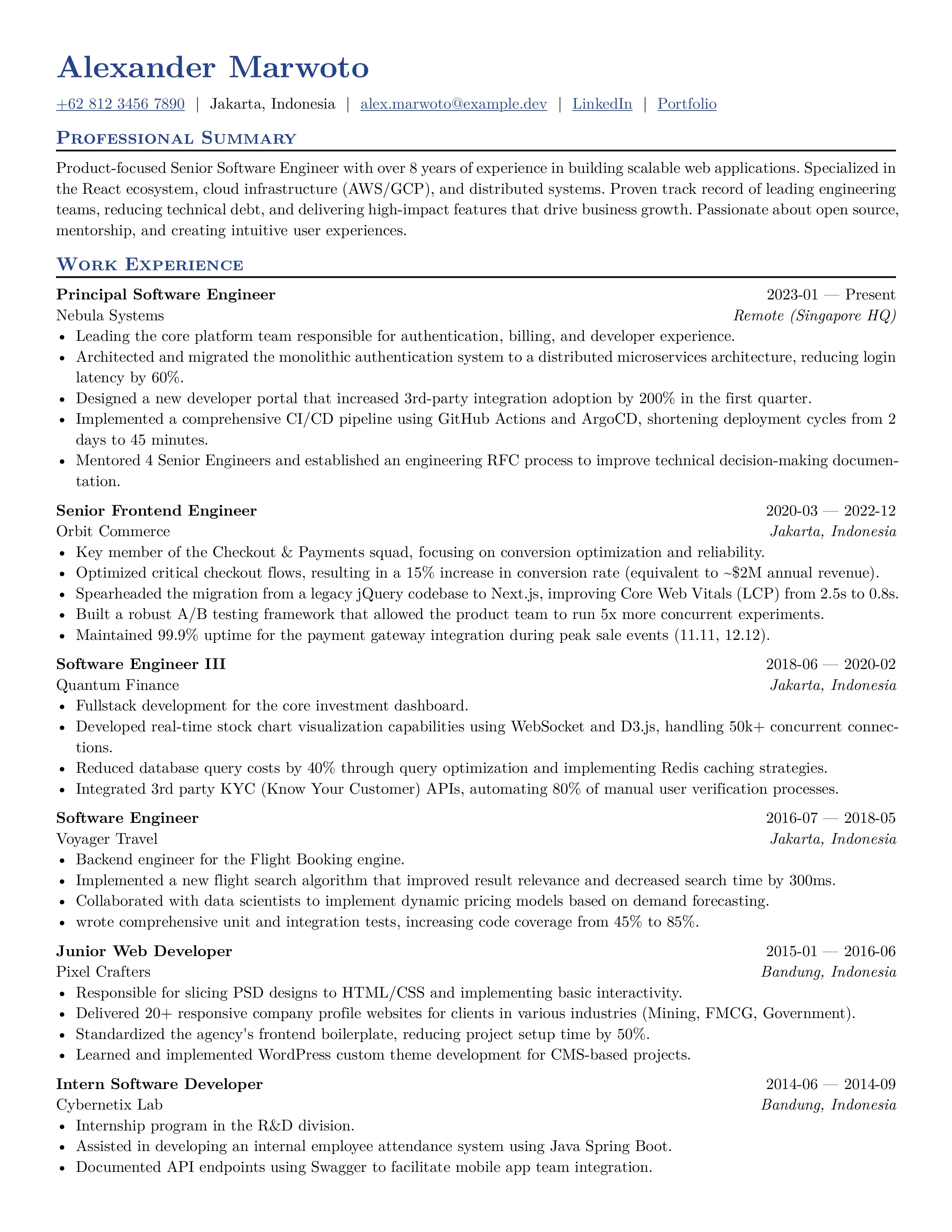 Template 3 template preview