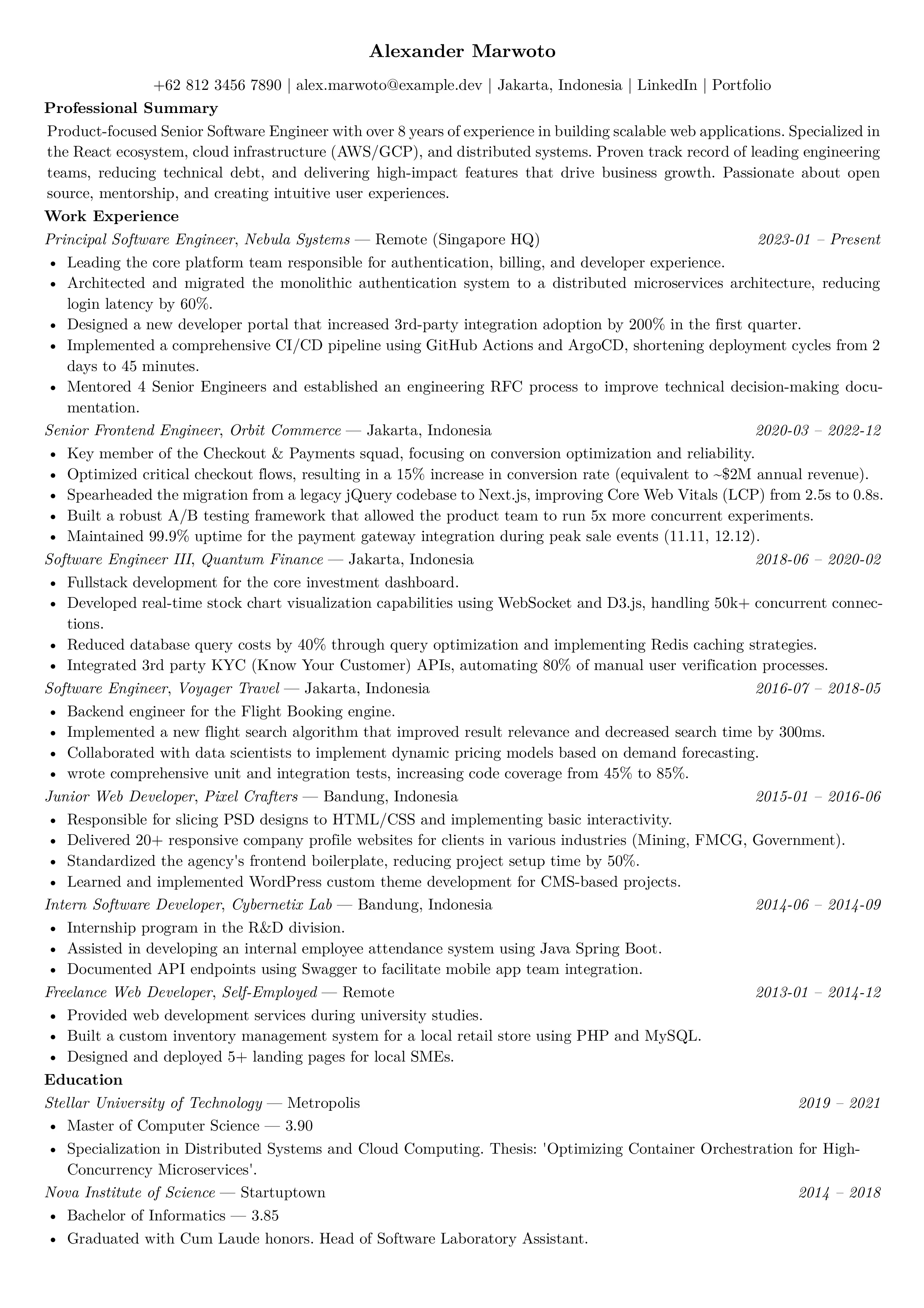 Template 6 template preview